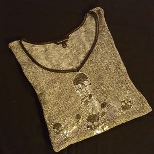 Rock & Republic High Low sleeveless tunic top.